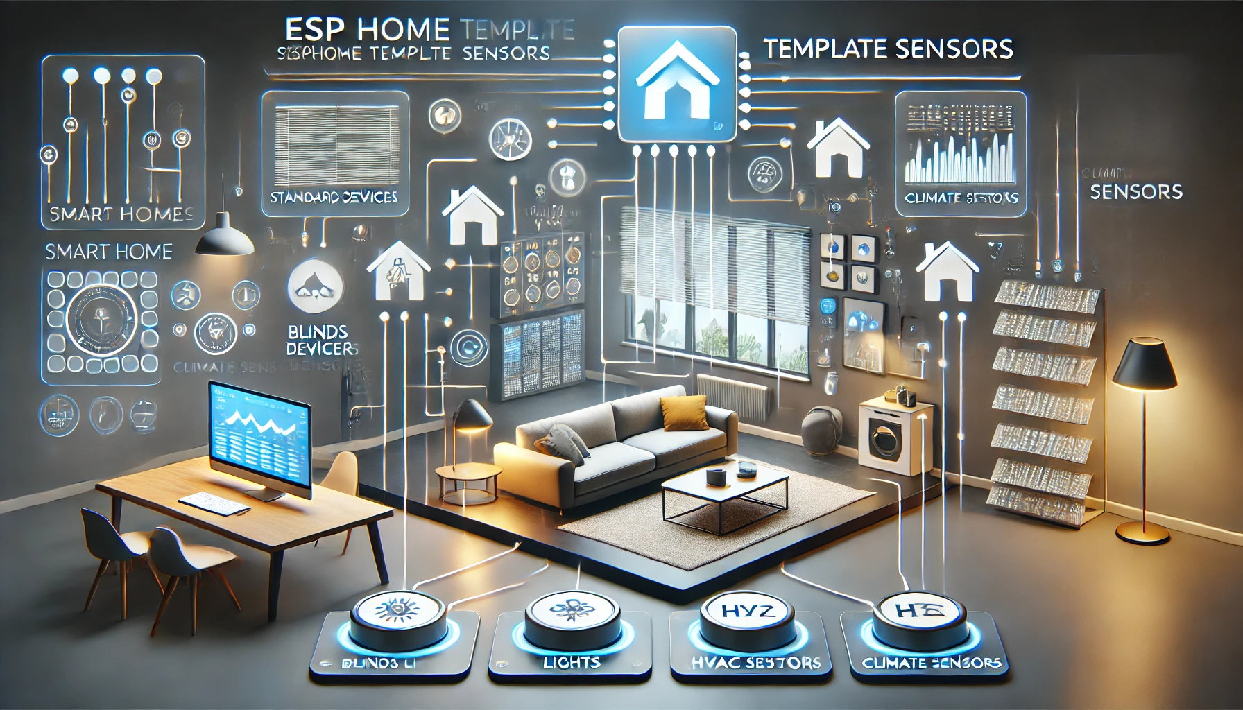 ESPHome Template Sensor