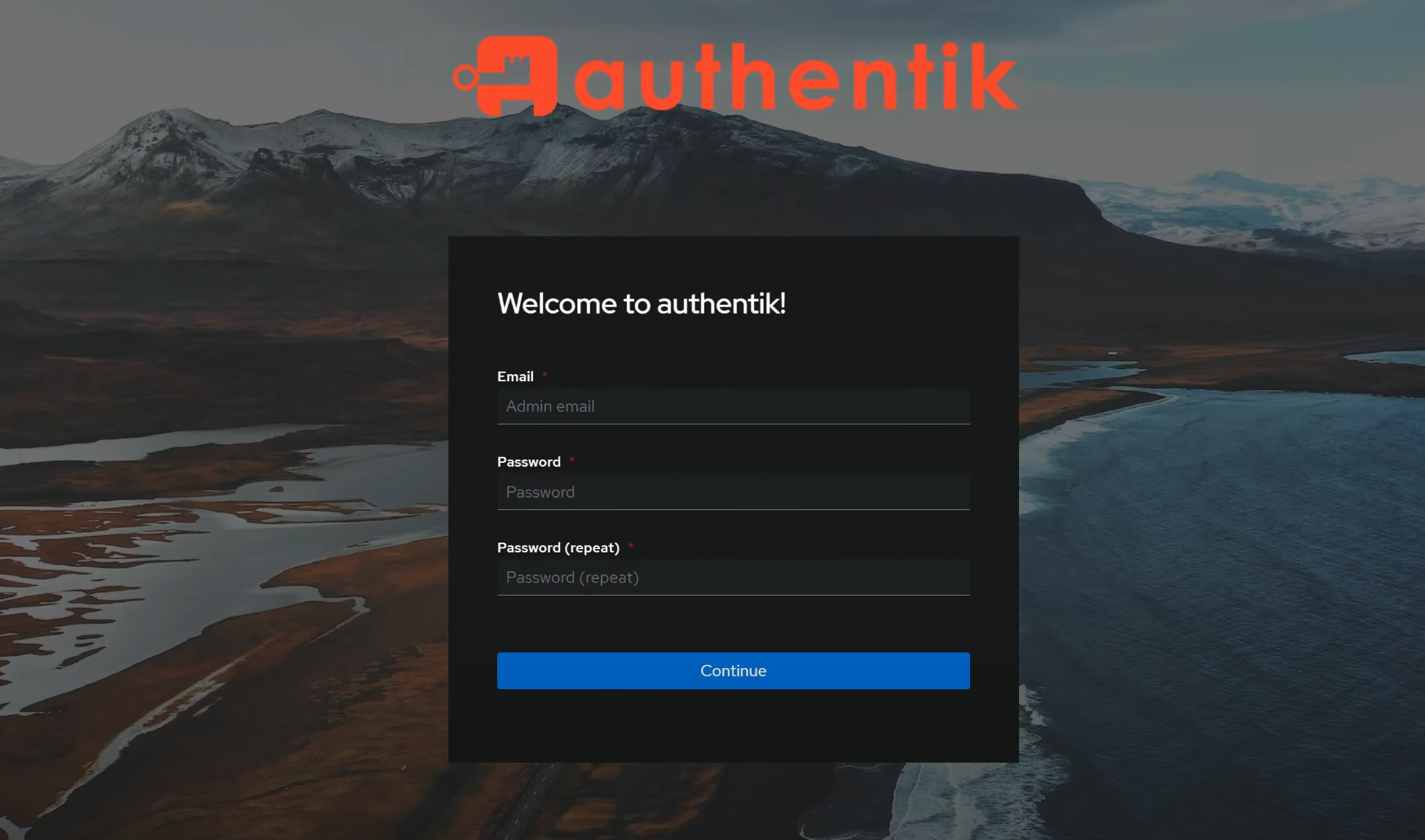 Authentik Initial Setup