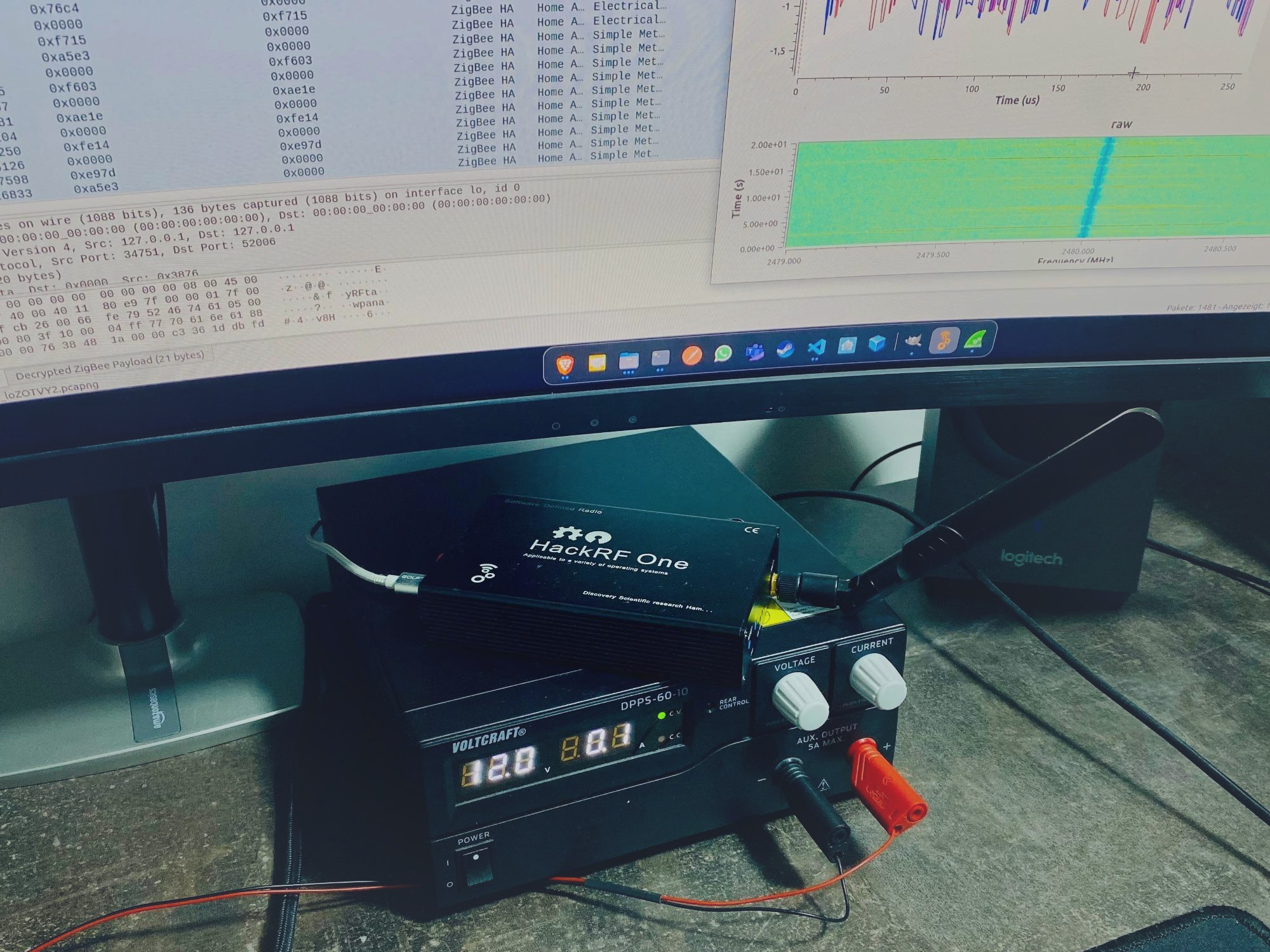 Hackrf Zigbee Sniffing